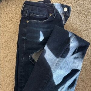 Good American Dark Wash Blue Skinny Jeans
